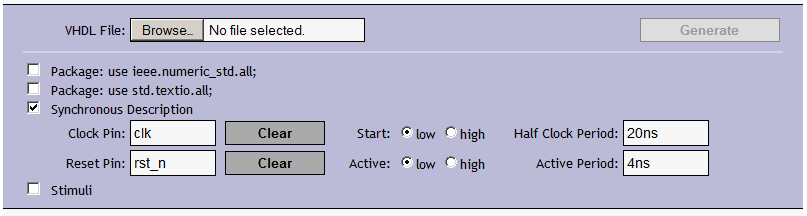 deel formulier voor syncrone beschrijving